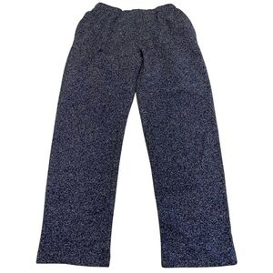 TEXFIT S/P Blue Heather Fleece Lined Lounge Sweatpants Straight Leg 100% Poly